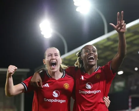 E. Terland Treble Sends United Through to Women's Champions League Main Draw