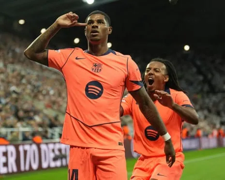 Attacker disrupts the Magpies' big occasion and declares: ‘I’m improving at Barcelona’