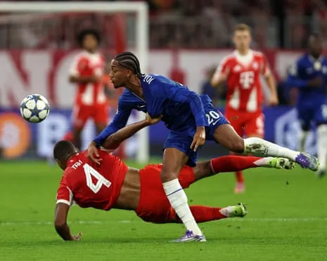The Blues' boss explodes after Bayern Munich center-back Tah avoids dismissal in Champions League loss